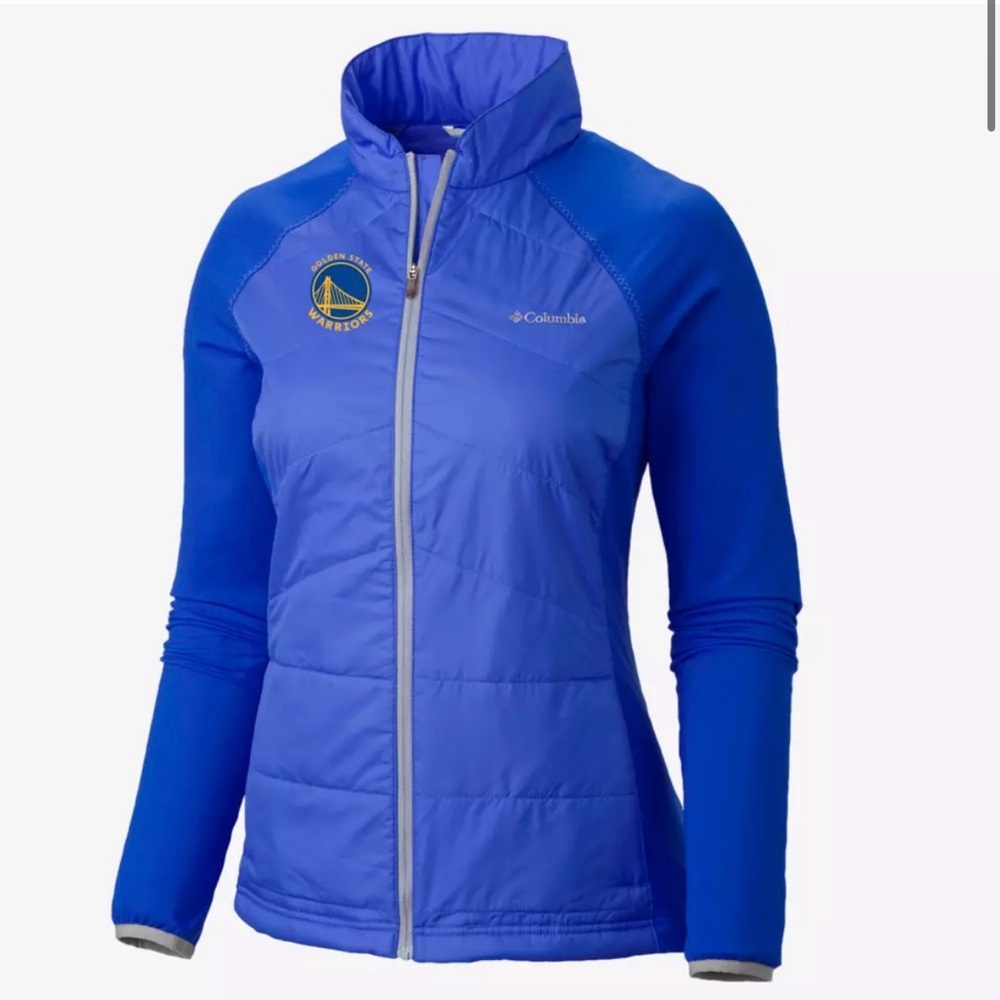 Columbia Golden State Warriors Full Zip Jacket BLUE XL